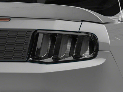 Raxiom Vector V2 LED Tail Lights; Gloss Black Housing; Clear Lens (10-12 Mustang)