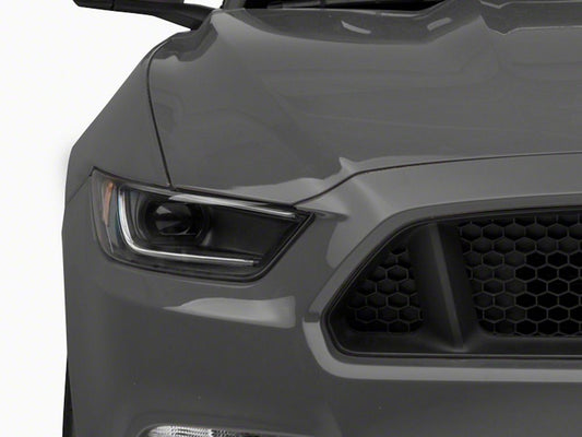 Raxiom LED Headlights; Black Housing; Smoked Lens (15-17 Mustang; 18-22 Mustang GT350, GT500)