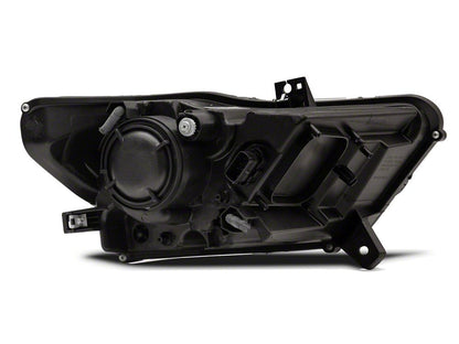 Raxiom LED Projector Headlights; Black Housing; Clear Lens (15-17 Mustang; 18-22 Mustang GT350, GT500)