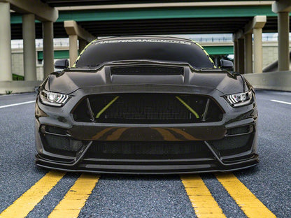 Raxiom LED Projector Headlights; Black Housing; Clear Lens (15-17 Mustang; 18-22 Mustang GT350, GT500)