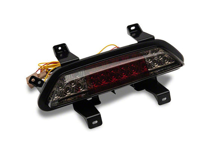 Raxiom Axial Series LED Reverse Light with Running Light and Triple Flash Brake Light; Smoked (15-17 Mustang)