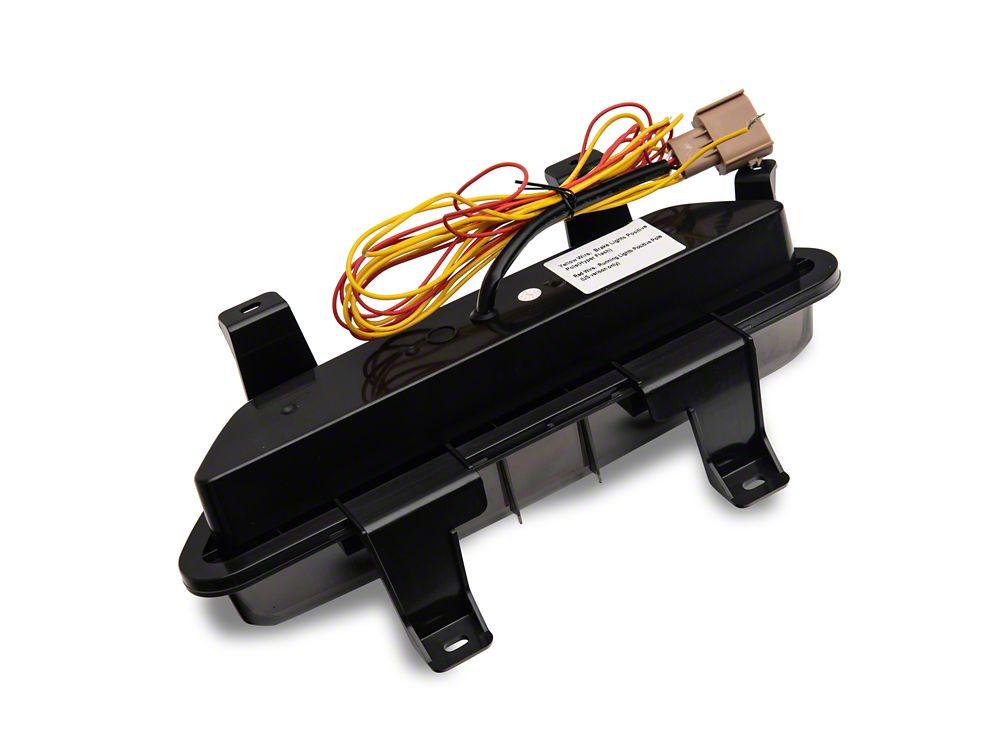 Raxiom Axial Series LED Reverse Light with Running Light and Triple Flash Brake Light; Smoked (15-17 Mustang)