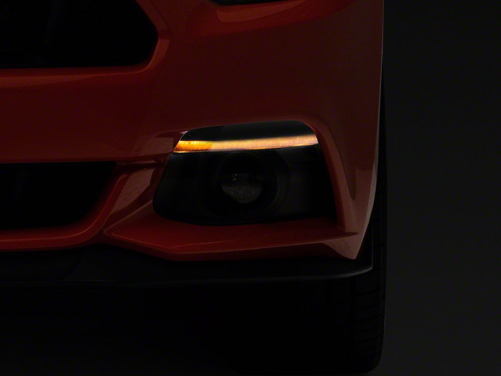 Raxiom Axial Series LED Sequential Turn Signals; Smoked (15-17 Mustang)