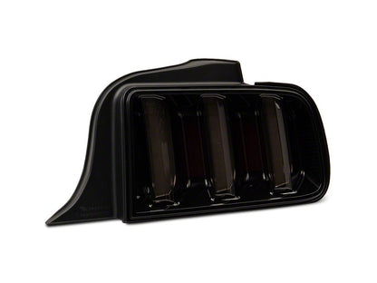 Raxiom Vector V2 LED Tail Lights; Black Housing; Smoked Lens (05-09 Mustang)
