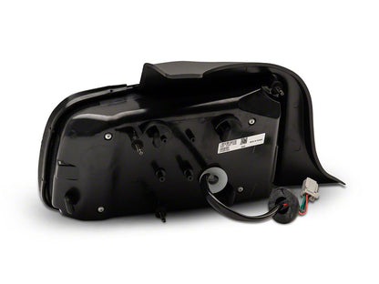 Raxiom Vector V2 LED Tail Lights; Black Housing; Smoked Lens (05-09 Mustang)