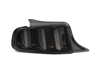 Raxiom Vector V2 Tail Lights; Black Housing; Clear Lens (13-14 Mustang)