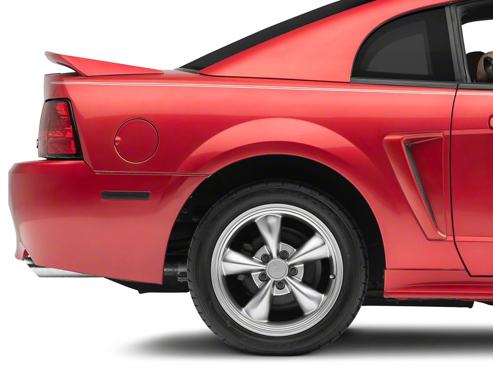 Raxiom Axial Series LED Rear Side Marker Lights; Smoked (99-04 Mustang)