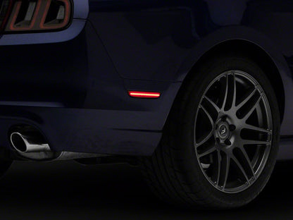 Raxiom Axial Series LED Side Marker Lights; Smoked (10-14 Mustang)