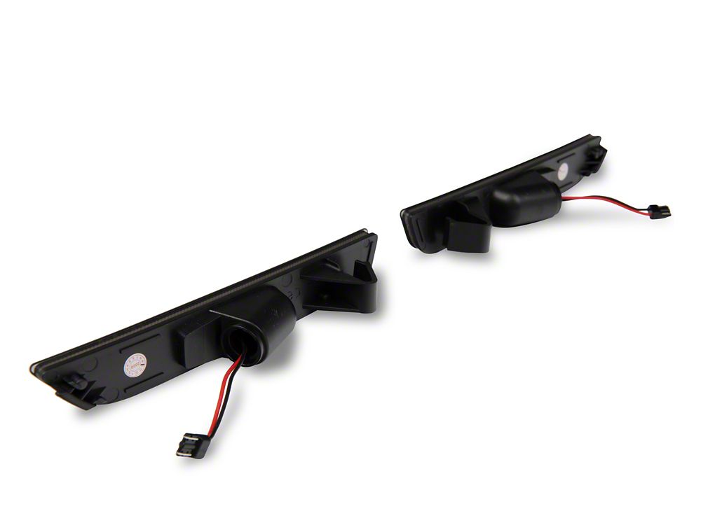 Raxiom Axial Series LED Side Marker Lights; Smoked (10-14 Mustang)