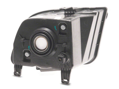 Raxiom Axial Series OEM Style Replacement Headlights; Chrome Housing; Clear Lens (05-09 Mustang w/ Factory Halogen Headlights, Excluding GT500)