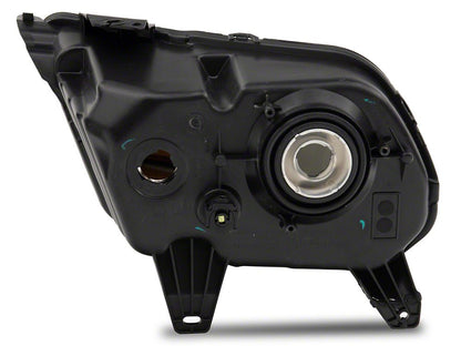 Raxiom Axial Series OEM Style Replacement Headlights; Chrome Housing; Smoked Lens (10-12 Mustang w/ Factory Halogen Headlights)