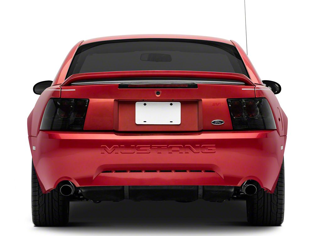 Raxiom Axial Series Altezza Style Tail Lights; Black Housing; Smoked Lens (99-04 Mustang, Excluding 99-01 Cobra)