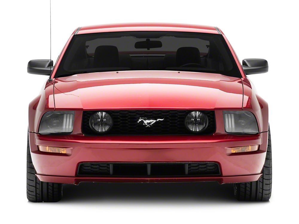 Raxiom Projector Headlights; Black Housing; Clear Lens (05-09 Mustang w/ Factory Halogen Headlights, Excluding GT500)