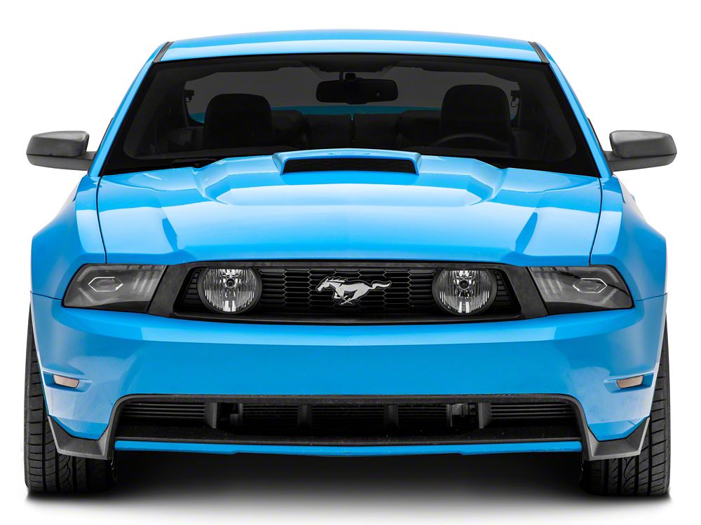 Raxiom LED Projector Headlights; Black Housing; Clear Lens (10-12 Mustang w/ Factory Halogen Headlights)