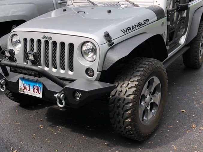 Raxiom Axial Series LED Amber Turn Signals; Smoked (07-18 Jeep Wrangler JK)