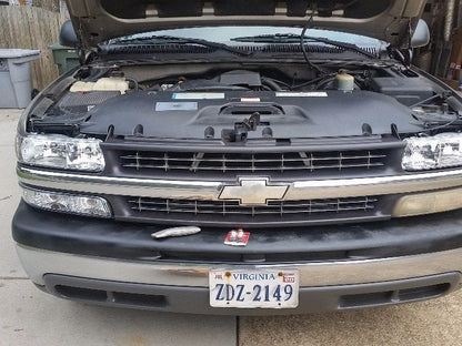 Raxiom Axial Series Euro Headlights; Chrome Housing; Clear Lens (99-02 Silverado 1500)
