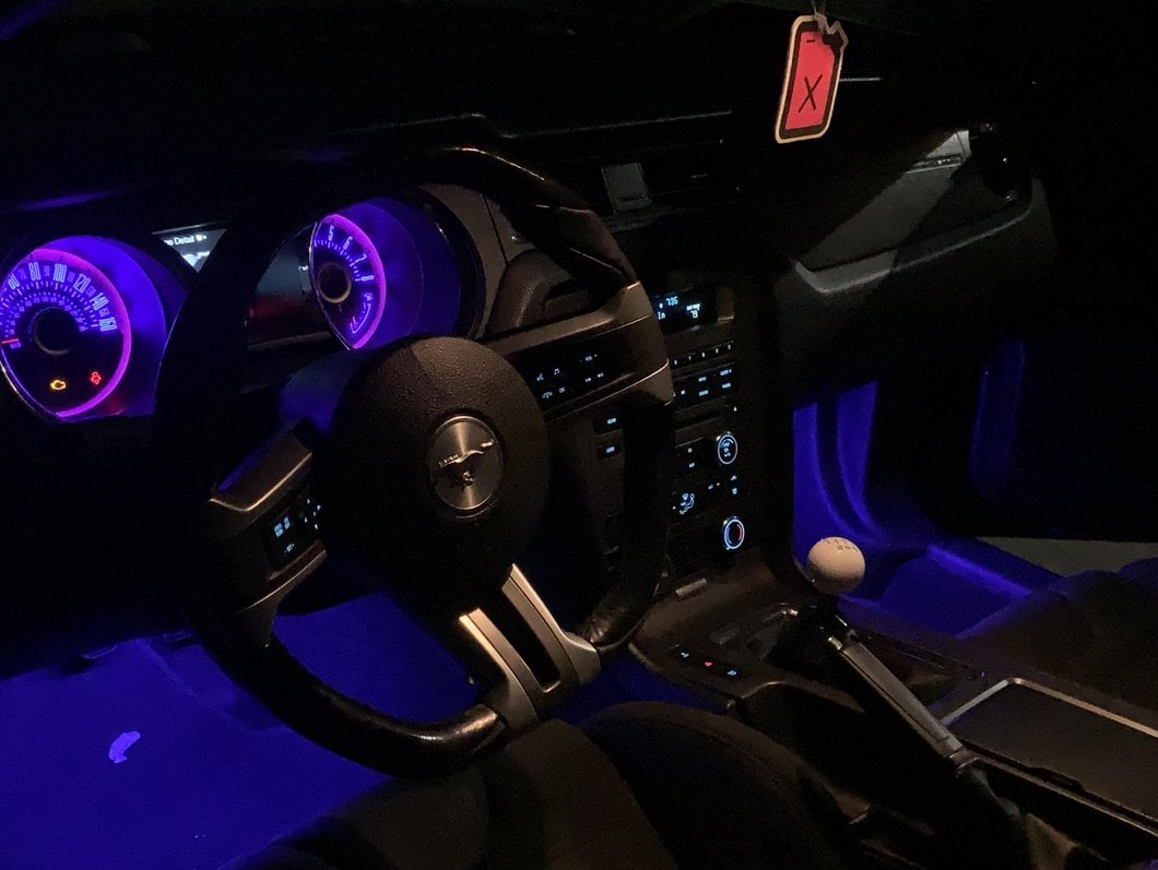 Raxiom LED Footwell Lighting Kit; Blue (05-14 Mustang)