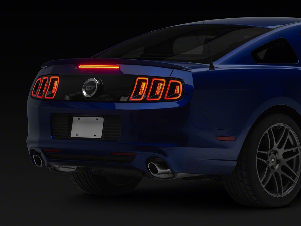 Raxiom Axial Series LED Third Brake Light; Red Lens (10-14 Mustang)