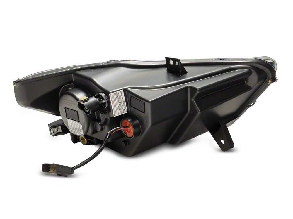 Raxiom CXR Series Hybrid LED Headlights; Black Housing; Smoked Lens (15-17 Mustang; 18-22 Mustang GT350, GT500)