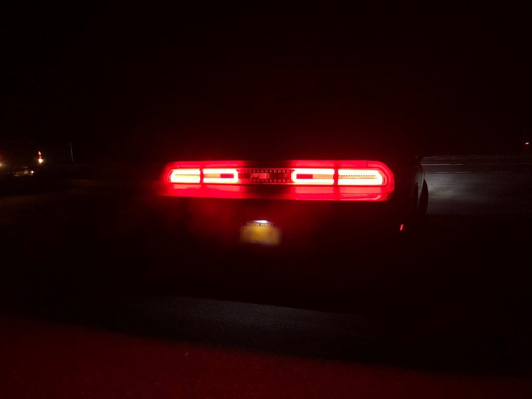 Raxiom LED Tail Lights; Chrome Housing; Red/Clear Lens (08-14 Challenger)