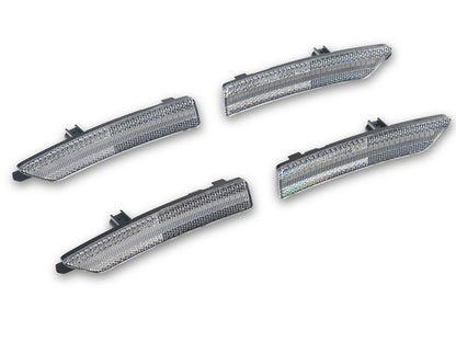 Raxiom LED Side Marker Lights; Clear (24-26 Mustang)