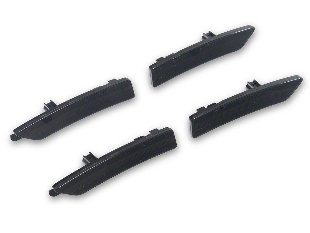 Raxiom LED Side Marker Lights; Smoked (24-26 Mustang)