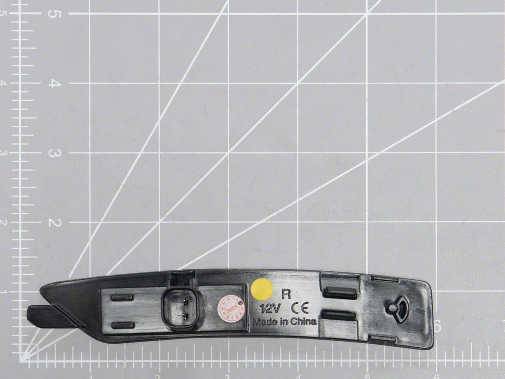 Raxiom LED Side Marker Lights; Smoked (24-26 Mustang)