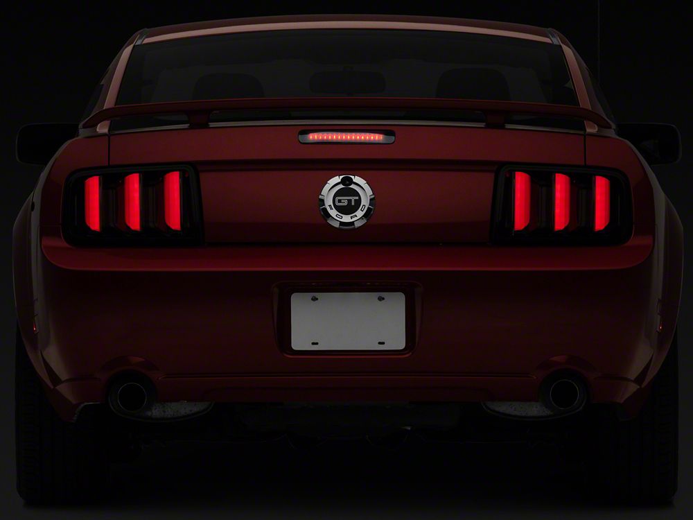 Raxiom Axial Series LED Third Brake Light and Vector V2 LED Tail Lights; Smoked (05-09 Mustang)