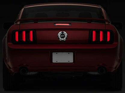 Raxiom Axial Series LED Third Brake Light and Vector V2 LED Tail Lights; Smoked (05-09 Mustang)