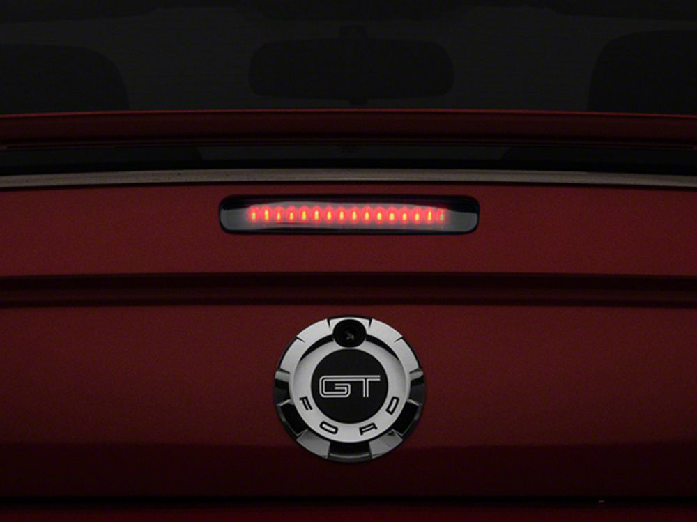 Raxiom Axial Series LED Third Brake Light and Vector V2 LED Tail Lights; Smoked (05-09 Mustang)