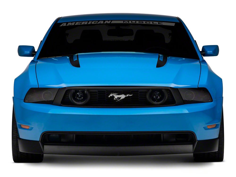 Raxiom Axial Series CCFL Halo Projector Headlights and LED Halo Fog Lights; Smoked (05-09 Mustang w/ Factory Halogen Headlights, Excluding GT500)