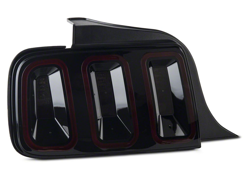Raxiom Gen5 Tail Lights and Axial Series LED Third Brake Light; Smoked (05-09 Mustang)