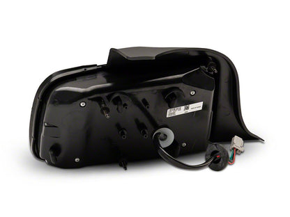 Raxiom Vector V2 LED Tail Lights and Axial Series LED Side Markers; Smoked (05-09 Mustang)