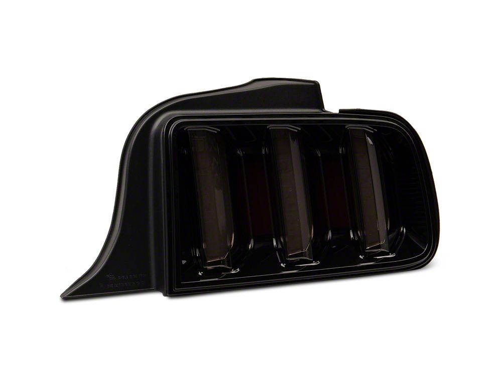 Raxiom Vector V2 LED Tail Lights and Axial Series LED Side Markers; Smoked (05-09 Mustang)