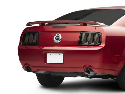 Raxiom Axial Series CCFL Halo Projector Headlights & Vector V2 LED Tail Lights; Black Housing; Smoked Lens (05-09 Mustang w/ Factory Halogen Headlights, Excluding GT500)