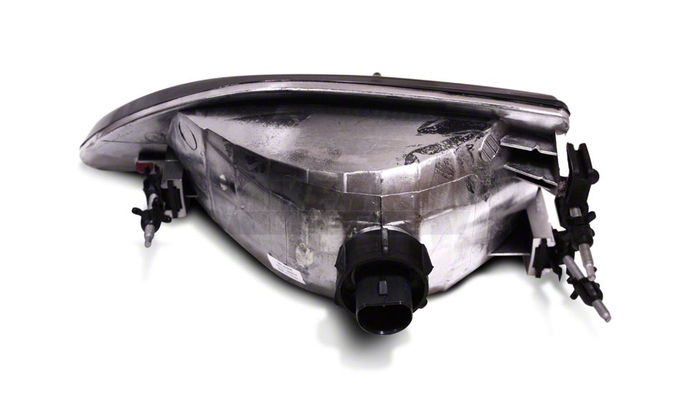 Raxiom Axial Series Cobra Style Headlights; Black Housing; Clear Lens (94-98 Mustang)