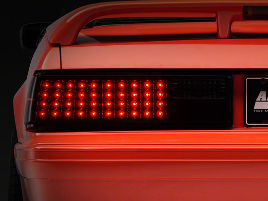 Raxiom Axial Series Smoked LED Tail Lights (87-93 Mustang)