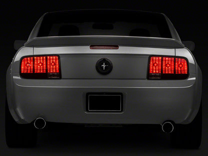 Raxiom Tail Lights; Black Housing; Smoked Lens (05-09 Mustang)