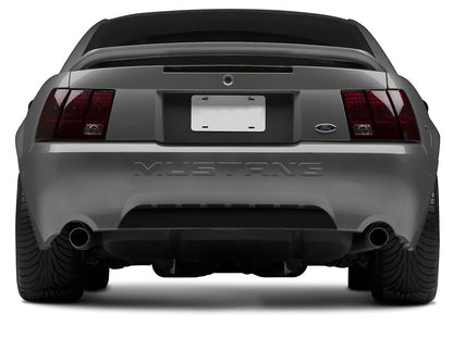 Raxiom Tail Lights; Black Housing; Smoked Lens (99-04 Mustang, Excluding 99-01 Cobra)