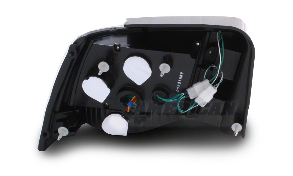 Raxiom Axial Series Projector LED Headlight and LED Tail Light Combo; Chrome (99-04 Mustang, Excluding Cobra)