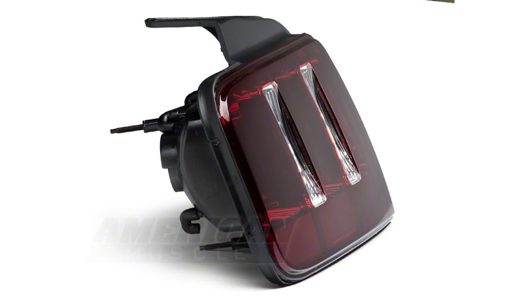 Raxiom Coyote Tail Lights; Black Housing; Smoked Lens (05-09 Mustang)