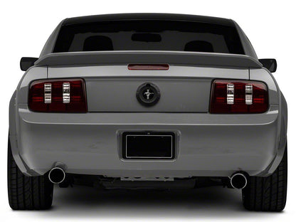 Raxiom Coyote Tail Lights; Black Housing; Smoked Lens (05-09 Mustang)