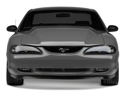Raxiom LED Halo Projector Headlights; Black Housing; Smoked Lens (94-98 Mustang)