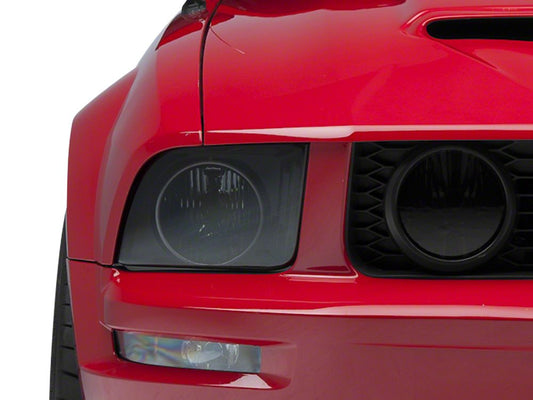 Raxiom Axial Series CCFL Halo Projector Headlights; Black Housing; Smoked Lens (05-09 Mustang w/ Factory Halogen Headlights, Excluding GT500)