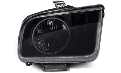Raxiom Axial Series CCFL Halo Projector Headlights; Black Housing; Smoked Lens (05-09 Mustang w/ Factory Halogen Headlights, Excluding GT500)