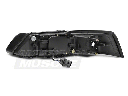 Raxiom Axial Series Projector Headlights; Black Housing; Smoked Lens (99-04 Mustang)