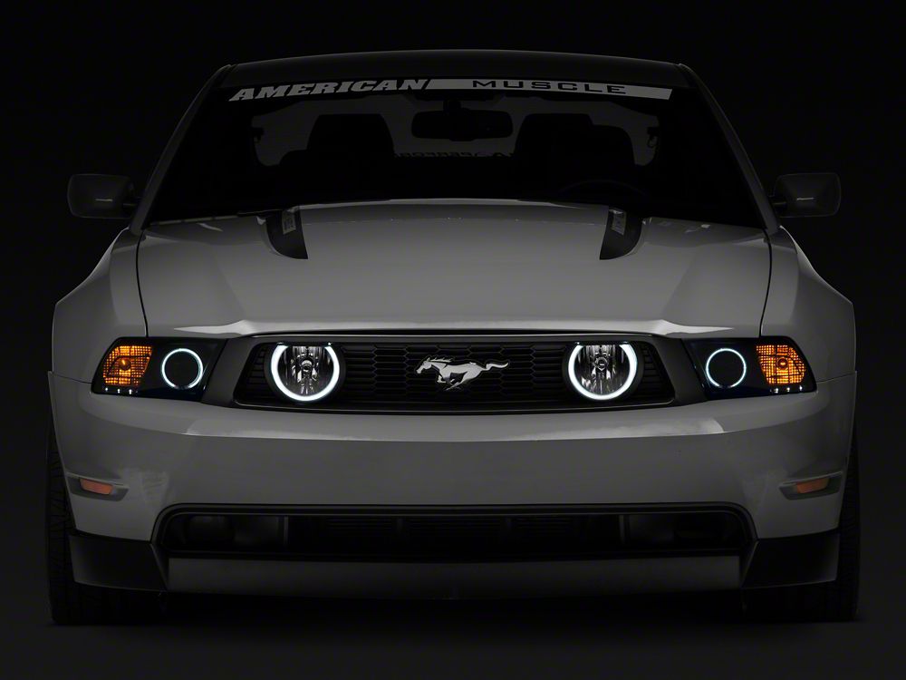 Raxiom LED Halo Fog Lights; Chrome (05-12 Mustang GT)