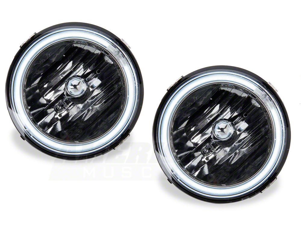 Raxiom LED Halo Fog Lights; Chrome (05-12 Mustang GT)
