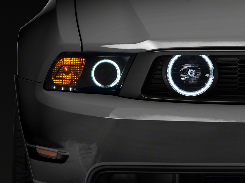Raxiom LED Halo Fog Lights; Smoked (05-12 Mustang GT)