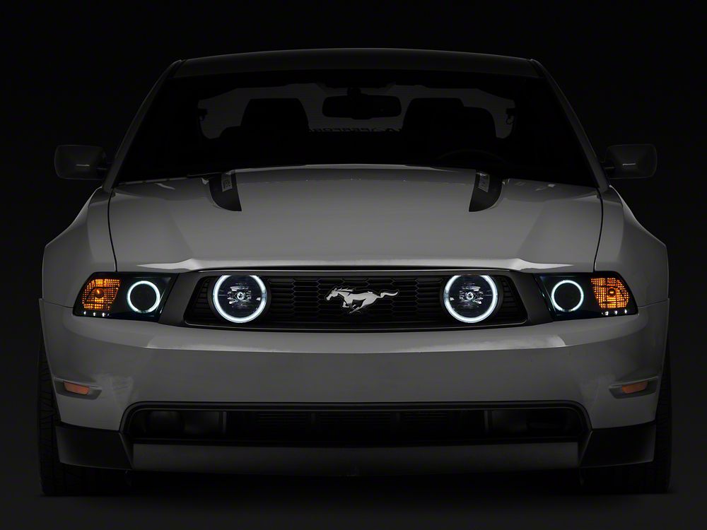 Raxiom LED Halo Fog Lights; Smoked (05-12 Mustang GT)